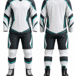 two_view_aqua_charcoal_hockey_uniform