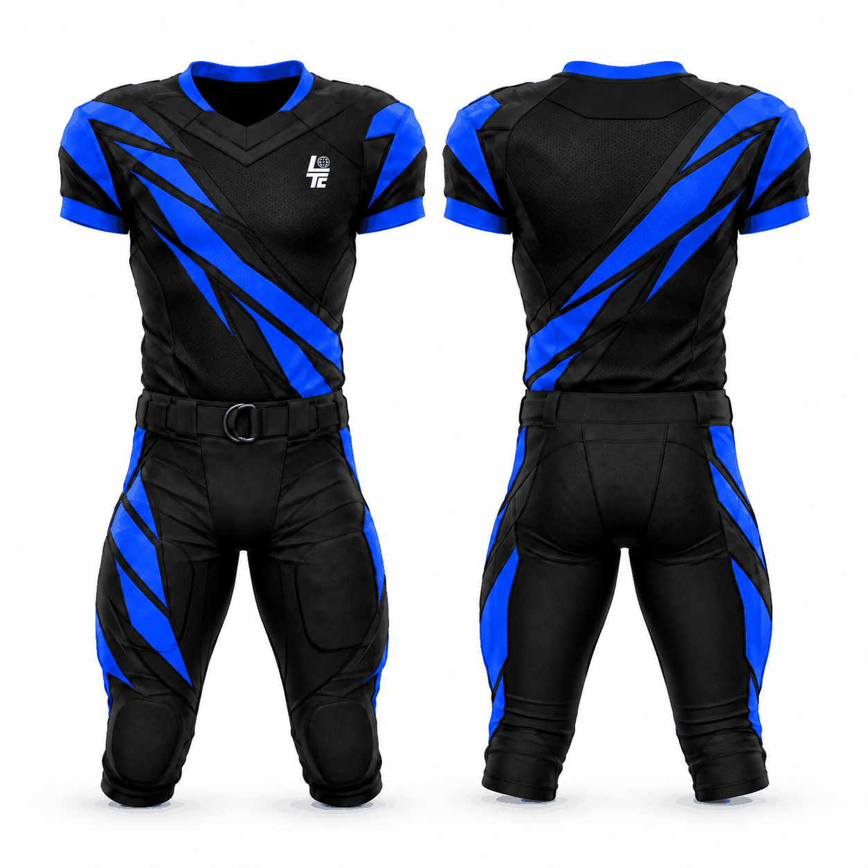 Diagonal Flash American Football Uniform - Image 3