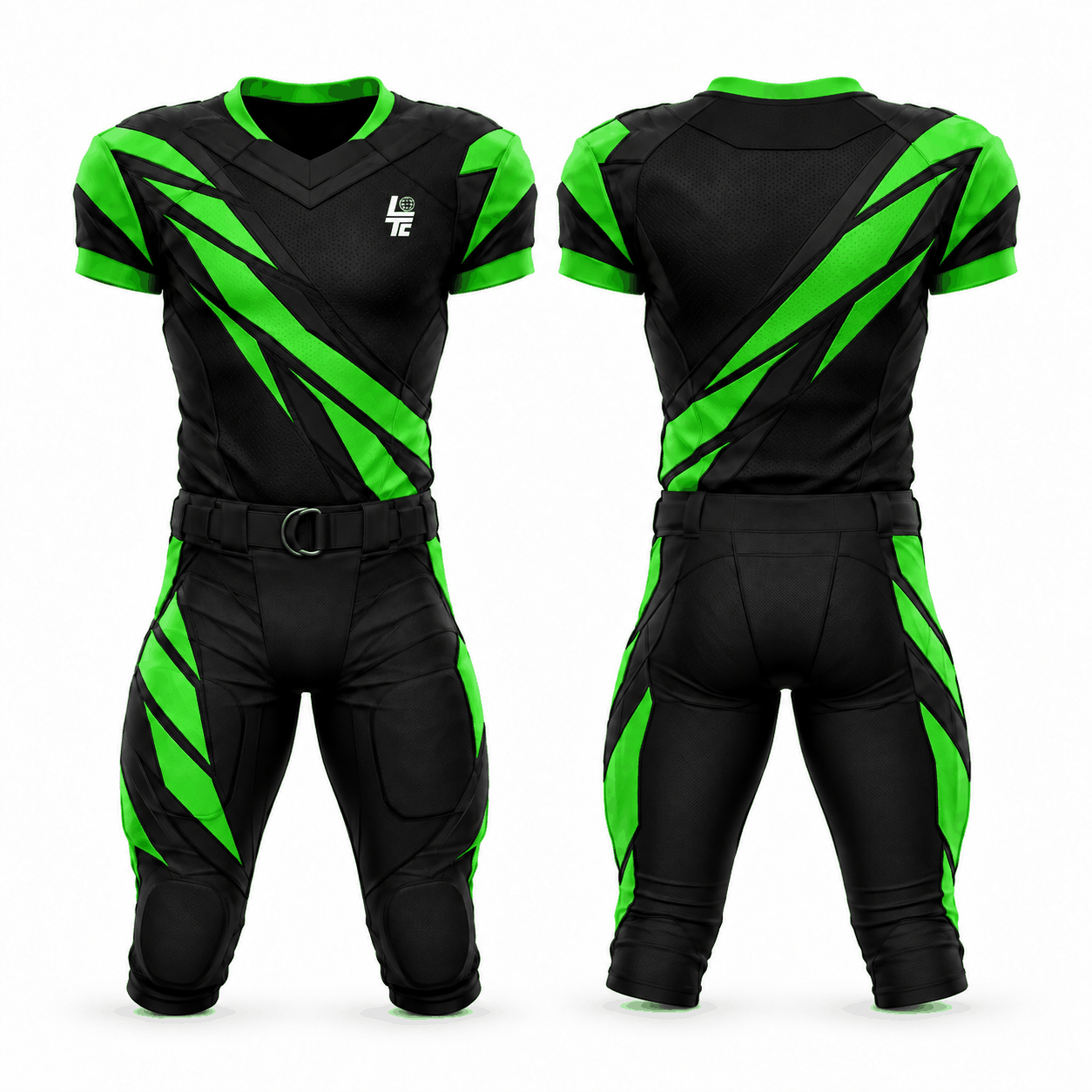 Diagonal Flash American Football Uniform - Image 4