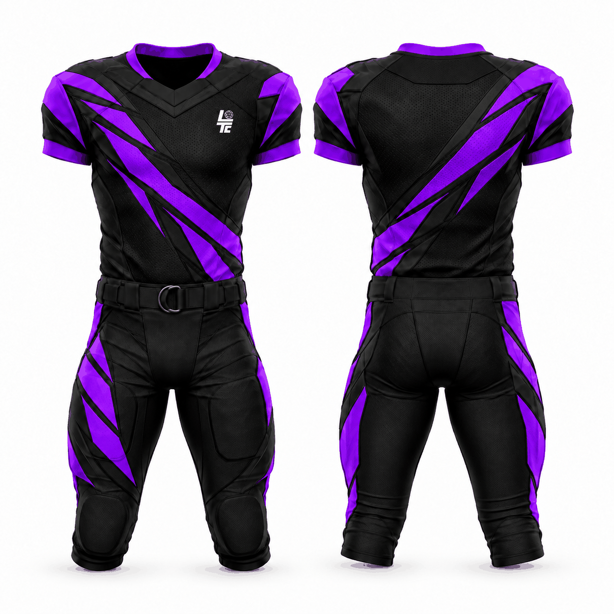 Diagonal Flash American Football Uniform - Image 5