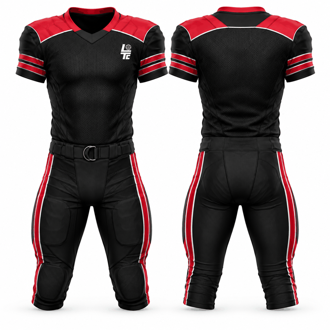 Classic Stripe American Football Uniform - Image 2